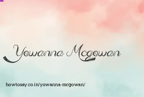 Yowanna Mcgowan