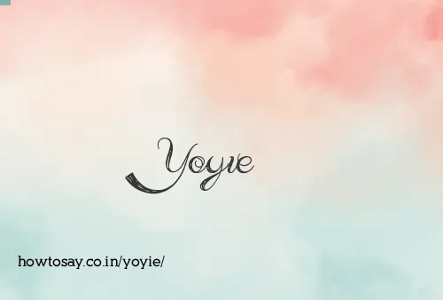 Yoyie