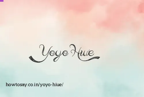 Yoyo Hiue
