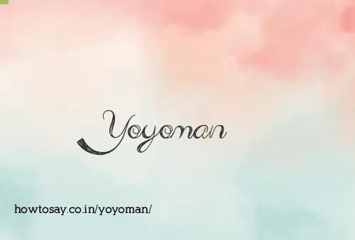 Yoyoman