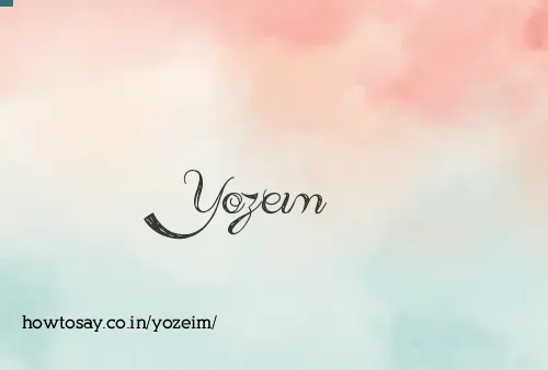 Yozeim