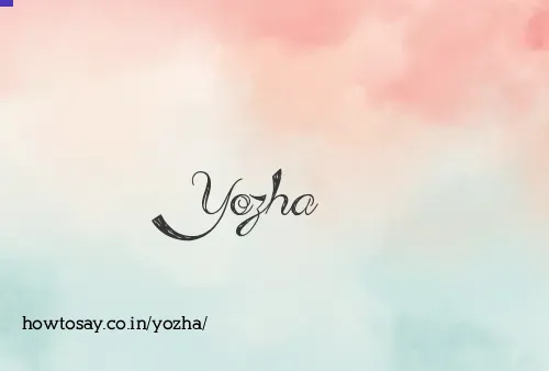 Yozha