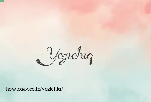 Yozichiq