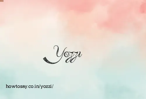 Yozzi