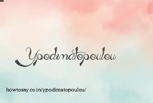 Ypodimatopoulou