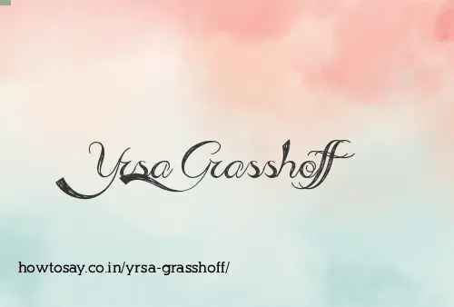 Yrsa Grasshoff