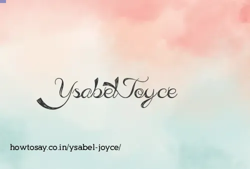 Ysabel Joyce