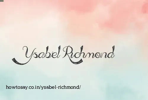 Ysabel Richmond