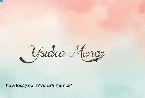 Ysidra Munoz