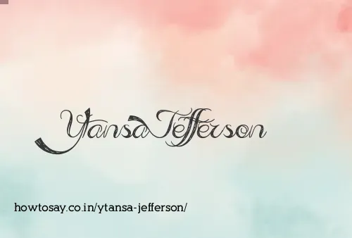 Ytansa Jefferson