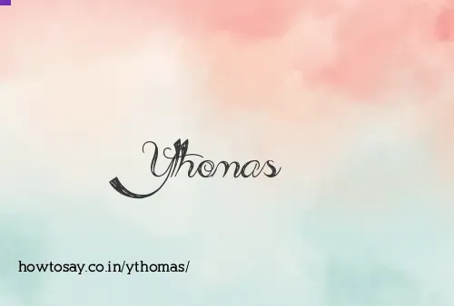 Ythomas