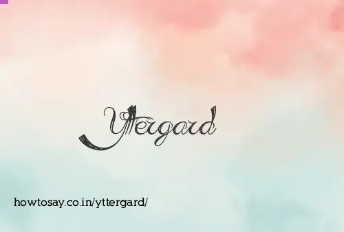 Yttergard