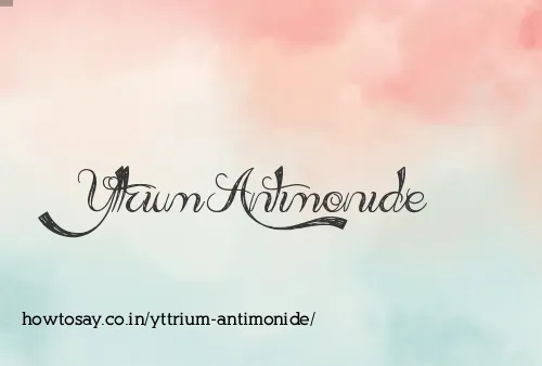 Yttrium Antimonide