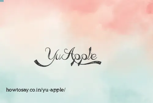 Yu Apple