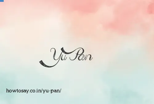 Yu Pan