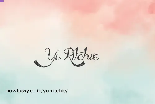Yu Ritchie