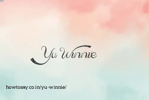 Yu Winnie