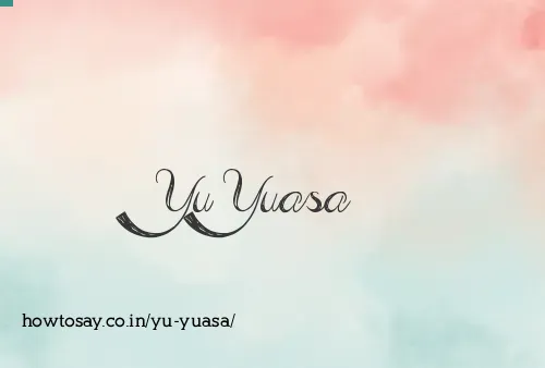 Yu Yuasa