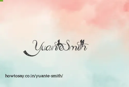 Yuante Smith