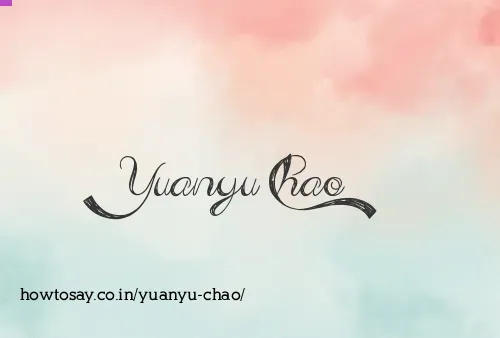 Yuanyu Chao