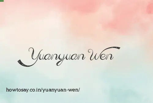 Yuanyuan Wen