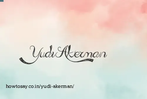 Yudi Akerman