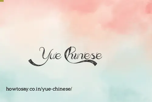 Yue Chinese