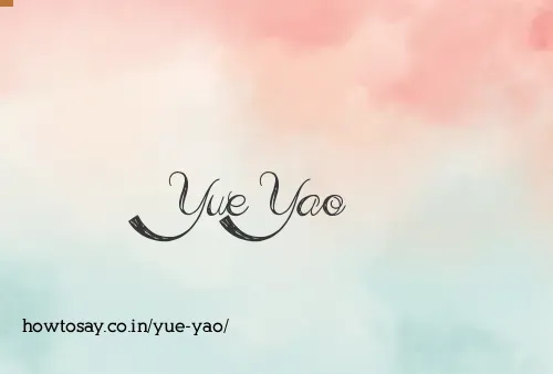 Yue Yao