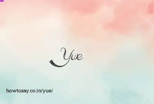 Yue