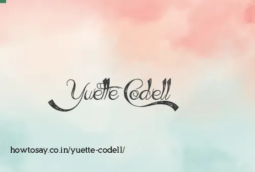 Yuette Codell