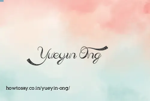 Yueyin Ong