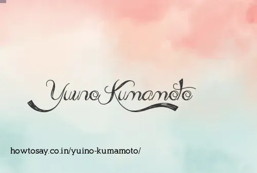 Yuino Kumamoto
