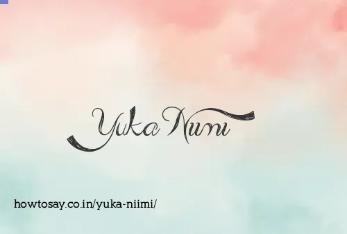 Yuka Niimi