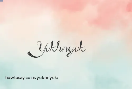 Yukhnyuk