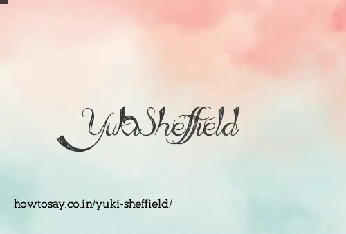 Yuki Sheffield