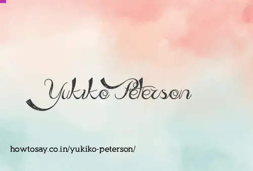 Yukiko Peterson