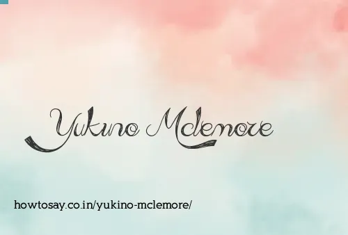 Yukino Mclemore