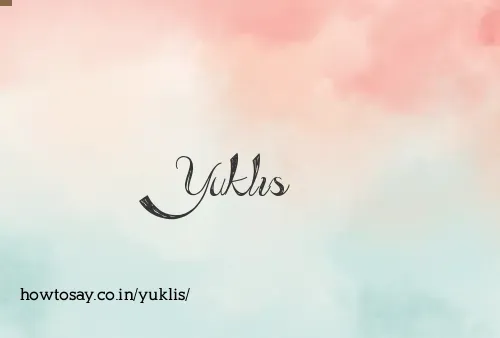 Yuklis