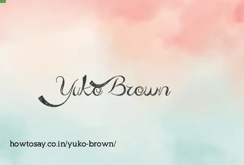 Yuko Brown