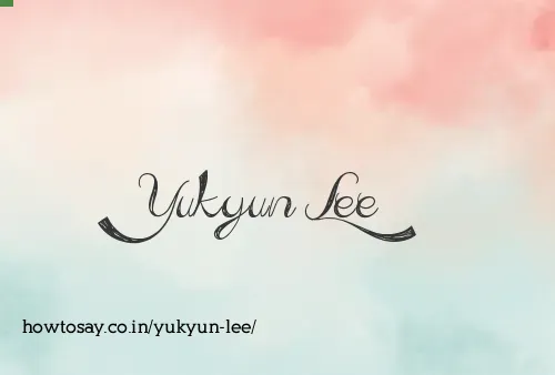Yukyun Lee