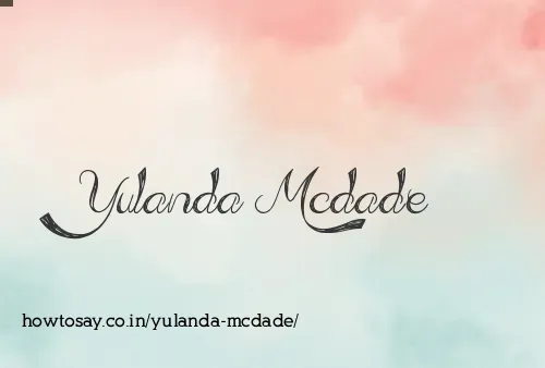 Yulanda Mcdade