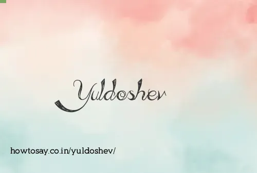 Yuldoshev