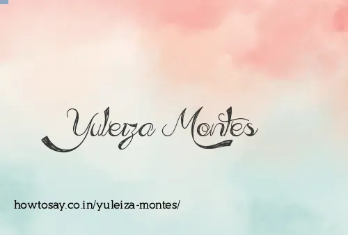 Yuleiza Montes