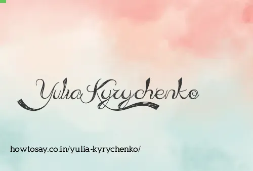 Yulia Kyrychenko