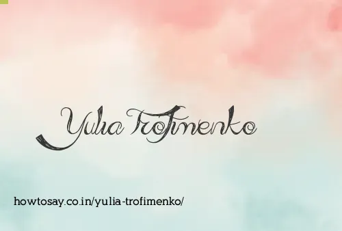 Yulia Trofimenko