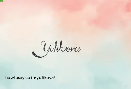 Yulikova