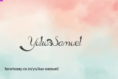 Yulius Samuel
