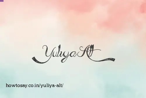 Yuliya Alt