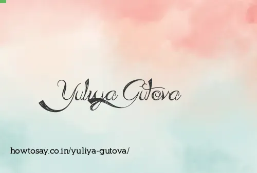 Yuliya Gutova