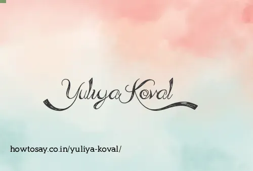 Yuliya Koval